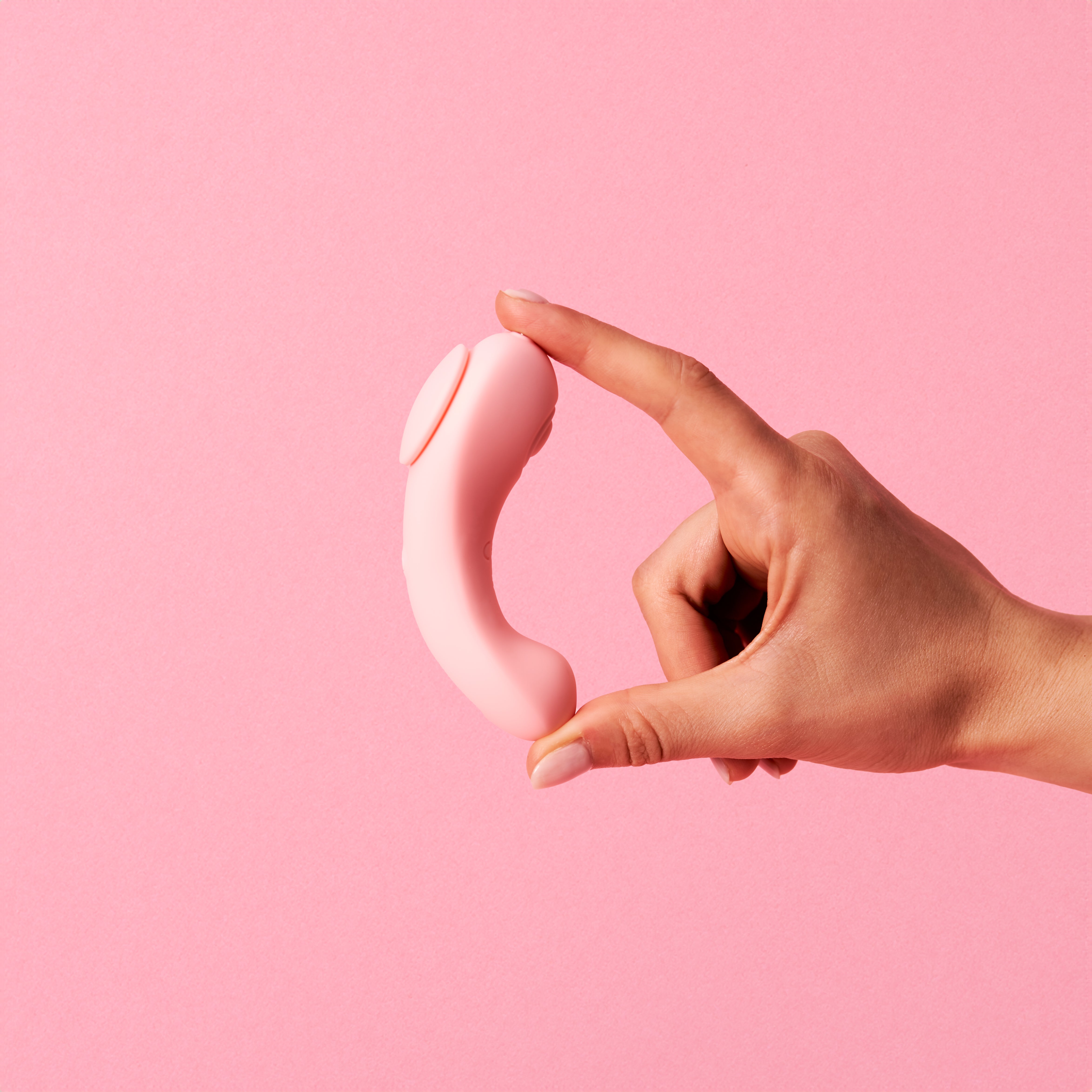 Pixie wearable vibrator — in hand